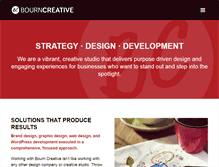 Tablet Screenshot of bourncreative.com